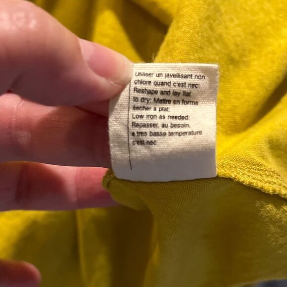 Anthropologie Pilcro and the Letterpress color block Tank Top yellow/grey - Picture 4 of 6